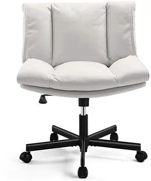 Criss Cross Chair with Wheels Swivel Rolling Armless Vanity Chair Adults Wide Seat Cross-legged Chair Convertible Fixed Wheels or Casters Desk Office Chair for Living Room, Bedroom, Makeup Room Criss Cross Chair with Wheels Swivel Rolling Armless Vanity Chair Adults Wide Seat Cross-legged Chair Convertible Fixed Wheels or Casters Desk Office Chair for Living Room, Bedroom, Makeup Room