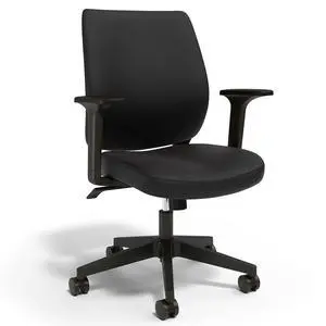 Staples Ergonomic Task Chair, Fabric, Black Staples Ergonomic Task Chair, Fabric, Black