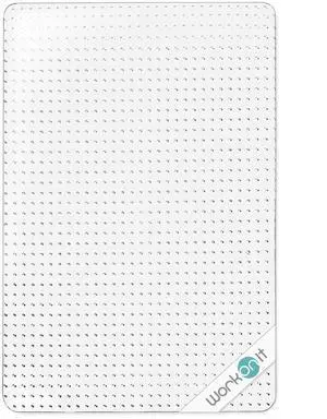 Office Chair Mat, 46" x 60" Clear Desk Chair Floor Mat for Low Pile Carpet, Heavy Duty Non-Slip Thick Floor Protector for Home and Office Office Chair Mat, 46" x 60" Clear Desk Chair Floor Mat for Low Pile Carpet, Heavy Duty Non-Slip Thick Floor Protector for Home and Office