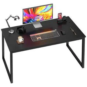 Computer Desk 47 Inch Modern Sturdy Office Desk PC Laptop Notebook Simple Writing Table for Home Office Workstation, Black Computer Desk 47 Inch Modern Sturdy Office Desk PC Laptop Notebook Simple Writing Table for Home Office Workstation, Black