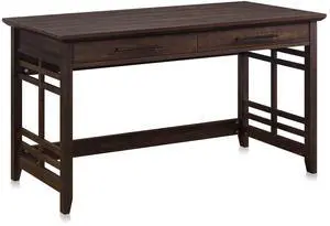 Modern Simple Home Office Computer Laptop Writing Desk Wood Study Table Workstation with Drawers - 55 Inch - Norrell (Espresso) Modern Simple Home Office Computer Laptop Writing Desk Wood Study Table Workstation with Drawers - 55 Inch - Norrell (Espresso)