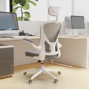 Drafting Chair, Ergonomic Tall Office Chairs for Standing Desk, Home Office Desk Chair with Lumbar Support and Adjustable Flip-up Armrests & footrest (02Grey) Drafting Chair, Ergonomic Tall Office Chairs for Standing Desk, Home Office Desk Chair with Lumbar Support and Adjustable Flip-up Armrests & footrest (02Grey)