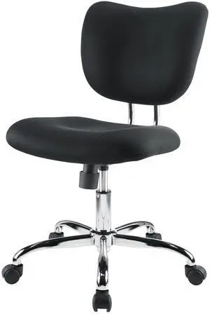 Realspace® Jancy Mesh Low-Back Task Office Chair, Black/Chrome, BIFMA Compliant Realspace® Jancy Mesh Low-Back Task Office Chair, Black/Chrome, BIFMA Compliant
