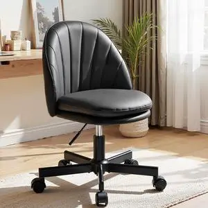 Small Ergonomic Tall Office Chair, Computer Desk Chair with Wheels Versatile Height Use: Office to Bar Stools (or Standing Desk), Vanity Chair with Back PU Leather Shell Design for Gift Small Ergonomic Tall Office Chair, Computer Desk Chair with Wheels Versatile Height Use: Office to Bar Stools (or Standing Desk), Vanity Chair with Back PU Leather Shell Design for Gift
