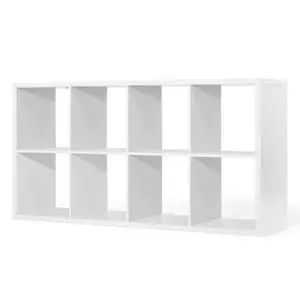 Sturdy Room 13-Inch Cube Storage Organizer Shelf, with Extra Thick Exterior Edge, Open Storage Shelf Divider, Bookcase, 6-Cube / 8-Cube / 9-Cube, Colors Available in Rustic Grey Oak and White Sturdy Room 13-Inch Cube Storage Organizer Shelf, with Extra Thick Exterior Edge, Open Storage Shelf Divider, Bookcase, 6-Cube / 8-Cube / 9-Cube, Colors Available in Rustic Grey Oak and White
