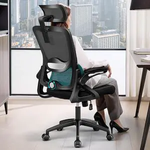 Ergonomic Office Chair,Mesh Office Chair with Lumbar Support,High Back Desk Chair with Flip-up Arms,400 lbs Big and Tall Computer Chair with Headrest,Comfy Desk Chairs Ergonomic Office Chair,Mesh Office Chair with Lumbar Support,High Back Desk Chair with Flip-up Arms,400 lbs Big and Tall Computer Chair with Headrest,Comfy Desk Chairs