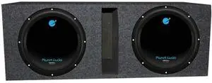 AC12D 12 Inch 3600 Watt 4 Ohm Dual Voice Coil Car Audio Subwoofer Pair with QPower Dual 12 Inch Vented Ported Subwoofer Sub Box Enclosure AC12D 12 Inch 3600 Watt 4 Ohm Dual Voice Coil Car Audio Subwoofer Pair with QPower Dual 12 Inch Vented Ported Subwoofer Sub Box Enclosure