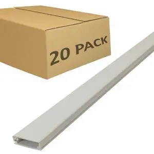 Medium Latching Cable Raceway (500 Series) - 5 Feet - Beige | 20 Sticks (100 Feet Total) Medium Latching Cable Raceway (500 Series) - 5 Feet - Beige | 20 Sticks (100 Feet Total)