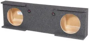 REC13 Dual 10" Subwoofer Enclosure Box, Downfire Design, High-Grade MDF, Premium Carpet, for 2007-2013 GMC/Chevy Sierra/Silverado Crew Cab Audio Enthusiasts REC13 Dual 10" Subwoofer Enclosure Box, Downfire Design, High-Grade MDF, Premium Carpet, for 2007-2013 GMC/Chevy Sierra/Silverado Crew Cab Audio Enthusiasts