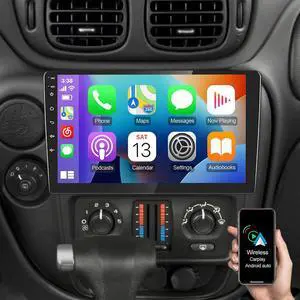 10.1" Car Radio Stereo for Chevrolet Trailblazer 2002 2003 2004 2005 2006 2007 2008 2009 with Wireless CarPlay & Android Auto, Radio for Trailblazer Support GPS Bluetooth WiFi FM Backup Camera 10.1" Car Radio Stereo for Chevrolet Trailblazer 2002 2003 2004 2005 2006 2007 2008 2009 with Wireless CarPlay & Android Auto, Radio for Trailblazer Support GPS Bluetooth WiFi FM Backup Camera