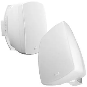 6.5" Outdoor 70V Patio Speaker Pair, 32W 16W 8W 4W Taps, Full Motion Bracket, Weather Proof IP54 Rated, White - AP650 6.5" Outdoor 70V Patio Speaker Pair, 32W 16W 8W 4W Taps, Full Motion Bracket, Weather Proof IP54 Rated, White - AP650