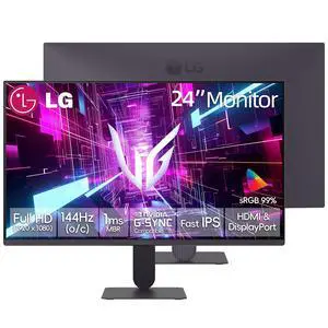 24 inch Ultragear Gaming Monitor, FHD IPS Display, 144Hz Overclock, 1ms MBR, HDR10, 99% sRGB, NVIDIA G-SYNC Compatible & AMD FreeSync, Black Stabilizer, HDMI, DisplayPort, VESA Mountable, Tilt 24 inch Ultragear Gaming Monitor, FHD IPS Display, 144Hz Overclock, 1ms MBR, HDR10, 99% sRGB, NVIDIA G-SYNC Compatible & AMD FreeSync, Black Stabilizer, HDMI, DisplayPort, VESA Mountable, Tilt