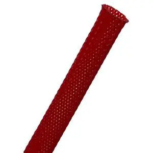 PET Expandable Braided Sleeving - 1-1/2 Inch - 200 Feet Long - Red Cable Sleeve Automotive Wire Loom, Cable Wrap, Cord Protector from Pets, Cable Management - Red PET Expandable Braided Sleeving - 1-1/2 Inch - 200 Feet Long - Red Cable Sleeve Automotive Wire Loom, Cable Wrap, Cord Protector from Pets, Cable Management - Red