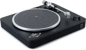 House of Stir It Up Wireless Bluetooth Turntable - Sustainably Crafted Bamboo Record Player, Recycled Rewind Fabric, Superior Sound, Black House of Stir It Up Wireless Bluetooth Turntable - Sustainably Crafted Bamboo Record Player, Recycled Rewind Fabric, Superior Sound, Black