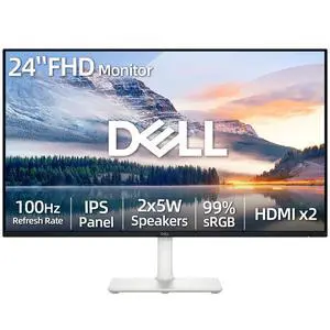 24" IPS FHD Computer Monitor, 100Hz Refresh Rate, Integrated Dual 5W Speakers, 99% sRGB Color Gamut, 1500:1 Contrast Ratio, 2 x HDMI Ports, Ultra-Thin Bezel, Ash White 24" IPS FHD Computer Monitor, 100Hz Refresh Rate, Integrated Dual 5W Speakers, 99% sRGB Color Gamut, 1500:1 Contrast Ratio, 2 x HDMI Ports, Ultra-Thin Bezel, Ash White