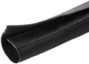1-1/2" Inch - 150' Feet Tuff Weave Wrap Heavy Duty Nylon Woven Sleeving Flexible Side Entry Hose Industrial Protective Sleeve for Pipes, Wires, Cables, and Cords Black 1-1/2" Inch - 150' Feet Tuff Weave Wrap Heavy Duty Nylon Woven Sleeving Flexible Side Entry Hose Industrial Protective Sleeve for Pipes, Wires, Cables, and Cords Black