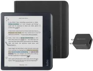 Libra Colour Black eReader with Case Bundle Libra Colour Black eReader with Case Bundle