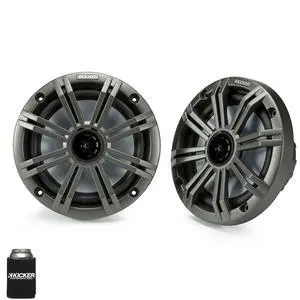 6.5" Charcoal Marine Speakers (Qty 2) 1 Pair of OEM Replacement Speakers 6.5" Charcoal Marine Speakers (Qty 2) 1 Pair of OEM Replacement Speakers