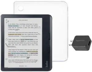 Libra Colour Black eReader with Case Bundle Libra Colour Black eReader with Case Bundle