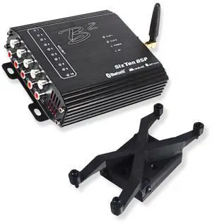 SixTen Black 10Ch Bluetooth DSP 4V 96kHz w Floating Mount Bracket SixTen Black 10Ch Bluetooth DSP 4V 96kHz w Floating Mount Bracket