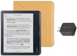 Libra Colour Black eReader with Case Bundle Libra Colour Black eReader with Case Bundle
