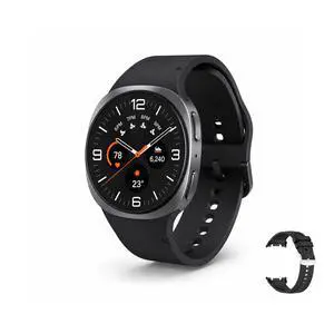 Galaxy Watch 8 (2025) Bluetooth Smartwatch, US Version Fitness & Sleep Tracking,Heart Rate Monitor, Android Compatible (Not for iOS) with Extra Hybrid Band (Graphite, 40mm) Galaxy Watch 8 (2025) Bluetooth Smartwatch, US Version Fitness & Sleep Tracking,Heart Rate Monitor, Android Compatible (Not for iOS) with Extra Hybrid Band (Graphite, 40mm)
