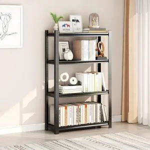 20" W*44" H Book Shelf,4 Tier Metal Wide Bookshelf,Heavy Duty Book Shelfs,Adjustable Shelving Unit,Tall Bookcase,Industrial Bookshelf for Living Room,Bedroom,Office and Library 20" W*44" H Book Shelf,4 Tier Metal Wide Bookshelf,Heavy Duty Book Shelfs,Adjustable Shelving Unit,Tall Bookcase,Industrial Bookshelf for Living Room,Bedroom,Office and Library