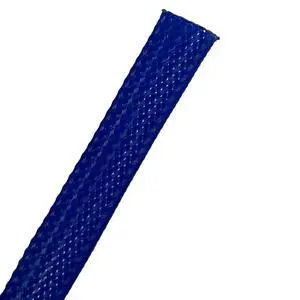 PET Expandable Braided Sleeving - 3/8 Inch - 500 Feet Long - Blue Cable Sleeve Automotive Wire Loom, Cable Wrap, Cord Protector from Pets, Cable Management - Blue PET Expandable Braided Sleeving - 3/8 Inch - 500 Feet Long - Blue Cable Sleeve Automotive Wire Loom, Cable Wrap, Cord Protector from Pets, Cable Management - Blue