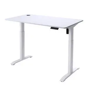 Electric Height Adjustable Standing Table, Sit Stand Workstation, Gaming Desk, Motorized Whole-Piece Desk Board 48 * 24 in (KT1001-WW) Electric Height Adjustable Standing Table, Sit Stand Workstation, Gaming Desk, Motorized Whole-Piece Desk Board 48 * 24 in (KT1001-WW)