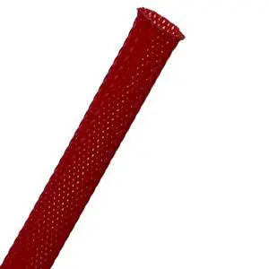 PET Expandable Braided Sleeving - 3/8 Inch - 500 Feet Long - Red Cable Sleeve Automotive Wire Loom, Cable Wrap, Cord Protector from Pets, Cable Management - Red PET Expandable Braided Sleeving - 3/8 Inch - 500 Feet Long - Red Cable Sleeve Automotive Wire Loom, Cable Wrap, Cord Protector from Pets, Cable Management - Red