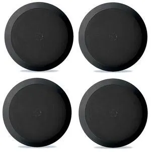 PDIC81RDBK 8 Inch 250 Watts Flush in-Wall in-Ceiling Black Speakers, with 2 Way Stereo Sounds, Ideal for Custom Installations, Pack of 4 PDIC81RDBK 8 Inch 250 Watts Flush in-Wall in-Ceiling Black Speakers, with 2 Way Stereo Sounds, Ideal for Custom Installations, Pack of 4