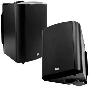 6.5" Outdoor 70V Patio Speaker Pair, 30W 16W 8W 4W Taps, Weather Proof IP54 Rated, Black - AP640 6.5" Outdoor 70V Patio Speaker Pair, 30W 16W 8W 4W Taps, Weather Proof IP54 Rated, Black - AP640
