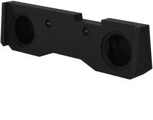 Dual 10in Underseat Downfire Subwoofer Enclosure, QBomb Sub Box Compatible with Chevy Silverado Crew Cab and GMC Sierra Crew Cab 2014-2018 Dual 10in Underseat Downfire Subwoofer Enclosure, QBomb Sub Box Compatible with Chevy Silverado Crew Cab and GMC Sierra Crew Cab 2014-2018