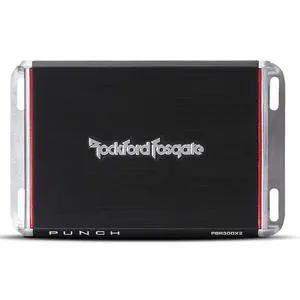 PBR300X2 Punch 300 Watt 2 Channel Boosted Rail Amplifier PBR300X2 Punch 300 Watt 2 Channel Boosted Rail Amplifier