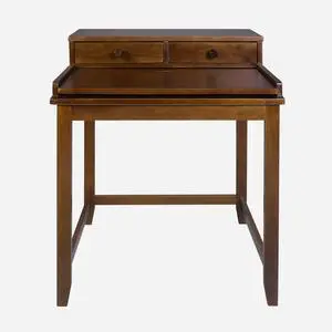 Medieval Majesty Office Computer Desk in Truffle Brown Finish with Hutch, Pull-Out Tray, and Concealed Storage Compartment, 22" x 28" x 35", Solid Pine Wood Medieval Majesty Office Computer Desk in Truffle Brown Finish with Hutch, Pull-Out Tray, and Concealed Storage Compartment, 22" x 28" x 35", Solid Pine Wood