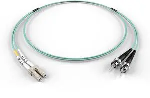 LC-ST OM4 Fiber Patch Cable - 10Gb Duplex 50/125µm Multimode Corning Glass | 125M (410.11ft) | Bulk Networking, Data Centers, Telecom, Enterprise Applications | Length Options: 0.5M-300M LC-ST OM4 Fiber Patch Cable - 10Gb Duplex 50/125µm Multimode Corning Glass | 125M (410.11ft) | Bulk Networking, Data Centers, Telecom, Enterprise Applications | Length Options: 0.5M-300M