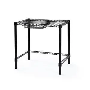 Suprima® Heavy Duty Carbon Steel Desk - Compact Size - Black Suprima® Heavy Duty Carbon Steel Desk - Compact Size - Black