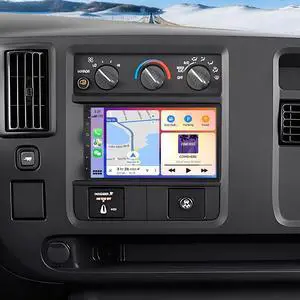2G+64G Car Stereo Upgrade for Chevy Express 1500 2500 2003-2006 with Wireless CarPlay Android Auto, 7" HD Touch Screen Android 14 Double Din Car Radio Support Bluetooth GPS Navi WiFi FM RDS SWC Camera 2G+64G Car Stereo Upgrade for Chevy Express 1500 2500 2003-2006 with Wireless CarPlay Android Auto, 7" HD Touch Screen Android 14 Double Din Car Radio Support Bluetooth GPS Navi WiFi FM RDS SWC Camera