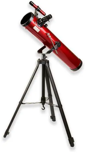 Red Planet 35-78x76mm Newtonian Reflector Telescope (RP-100), Red Red Planet 35-78x76mm Newtonian Reflector Telescope (RP-100), Red