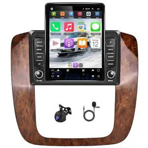 Android 13 Double Din Car Radio Compatible with Chevrolet for GMC 2007-2014, 2G+32G 9.7" Touch Screen Car Stereo with Wireless Carplay Android Auto GPS WiFi Mic Backup Camera Android 13 Double Din Car Radio Compatible with Chevrolet for GMC 2007-2014, 2G+32G 9.7" Touch Screen Car Stereo with Wireless Carplay Android Auto GPS WiFi Mic Backup Camera