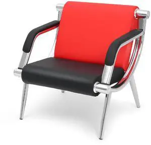 Waiting Room Chair with Armrest, PU Leather Office Furniture, Lobby Conference Reception Chair, Office Guest Seating for Clinic,Airport,Hospital,Barber,Salon,Bank (Red & Black, 1-Seat Waiting Room Chair with Armrest, PU Leather Office Furniture, Lobby Conference Reception Chair, Office Guest Seating for Clinic,Airport,Hospital,Barber,Salon,Bank (Red & Black, 1-Seat