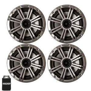 6.5" Silver Marine Speakers (Qty 4) 2 Pairs of OEM Replacement Speakers 6.5" Silver Marine Speakers (Qty 4) 2 Pairs of OEM Replacement Speakers