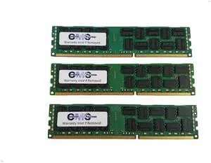 CMS 48GB (3X16GB) DDR3 10600 1333MHZ ECC Registered DIMM Memory Ram Upgrade Compatible with Dell® Poweredge T320 1333 Ecc Reg for Server Only Low Voltage - B110 CMS 48GB (3X16GB) DDR3 10600 1333MHZ ECC Registered DIMM Memory Ram Upgrade Compatible with Dell® Poweredge T320 1333 Ecc Reg for Server Only Low Voltage - B110