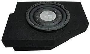 Compatible with 2002-15 Dodge Ram Quad/Crew Truck HA-F104 Single 10" Loaded Sub Box Enclosure Compatible with 2002-15 Dodge Ram Quad/Crew Truck HA-F104 Single 10" Loaded Sub Box Enclosure