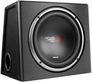 CERWIN-VEGA! Mobile XE12SV XED Series 12-Inch Subwoofer with Loaded Enclosure High Power Bass System for Car Audio CERWIN-VEGA! Mobile XE12SV XED Series 12-Inch Subwoofer with Loaded Enclosure High Power Bass System for Car Audio