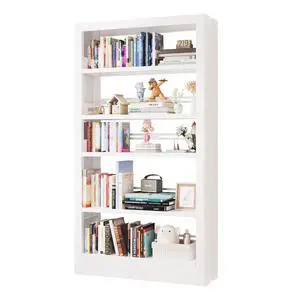 71" Tall Bookshelf 5 Tier Metal Bookshelf with Adjustable Storage Shelves Library Bookcase Heavy Duty Book Shelf with Book Stopper for Living Room, Library, Office, Bedroom, School 71" Tall Bookshelf 5 Tier Metal Bookshelf with Adjustable Storage Shelves Library Bookcase Heavy Duty Book Shelf with Book Stopper for Living Room, Library, Office, Bedroom, School