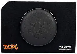 Dynamis DCP6 6.5 inch 600 Watts 4-Ohm Shallow Mount Flat Enclosed Sub woofer in Ported Vented Box for Tight Spaces in Cars and Trucks, Slim Thin Loaded Subwoofer Custom Port Bass Enclosure Dynamis DCP6 6.5 inch 600 Watts 4-Ohm Shallow Mount Flat Enclosed Sub woofer in Ported Vented Box for Tight Spaces in Cars and Trucks, Slim Thin Loaded Subwoofer Custom Port Bass Enclosure
