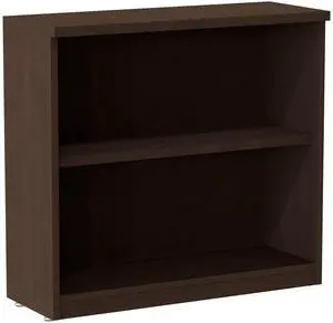 ALEVA633032ES 31.75 in. x 14 in. x 29.5 in. Valencia Series 2-Shelf Bookcase - Espresso ALEVA633032ES 31.75 in. x 14 in. x 29.5 in. Valencia Series 2-Shelf Bookcase - Espresso