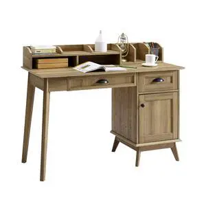 Newport Series Home Office Writing Computer Desk With Hutch| Storage Drawers and Cabinet | Sturdy and Stylish |Easy Assembly | Laptop PC Workstation | Golden Oak Wood Look Accent Living Room Furniture Newport Series Home Office Writing Computer Desk With Hutch| Storage Drawers and Cabinet | Sturdy and Stylish |Easy Assembly | Laptop PC Workstation | Golden Oak Wood Look Accent Living Room Furniture