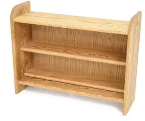 Hill 02 Solid Oak Storage Cabinets 3-Shelf Media Organizer, Real Wood Media & Display Shelves, Handcrafted in the USA - Dark (18.25") Hill 02 Solid Oak Storage Cabinets 3-Shelf Media Organizer, Real Wood Media & Display Shelves, Handcrafted in the USA - Dark (18.25")